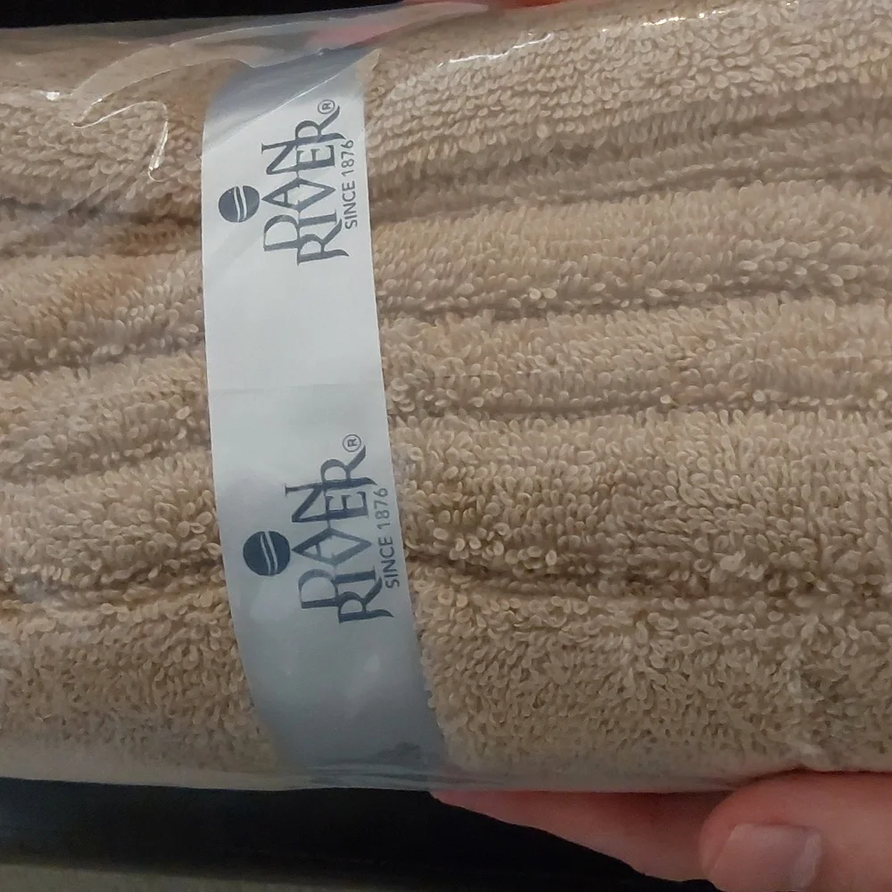 Tan Bath Sheet Set-Dan River